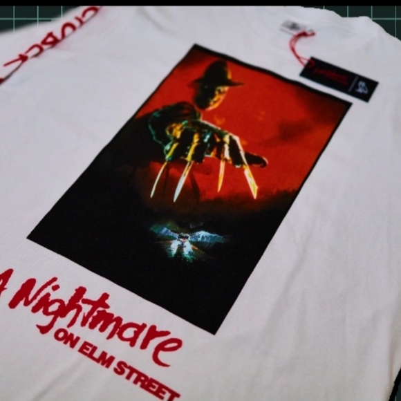 OVO A Nightmare On Elm Street Longsleeve T-Shirt Tee White Drake Size Medium - Picture 4 of 4